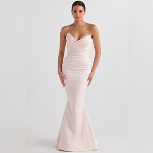 House of CB Strapless Pink Dress
